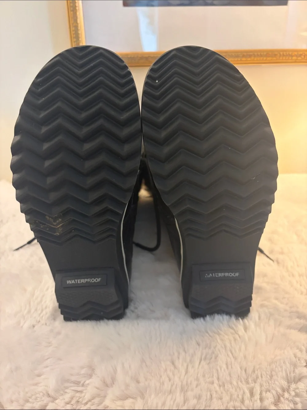 Sorel Tofino 2 Tall Black Insulated Winter Boots Size 8 EUC only worn twice!